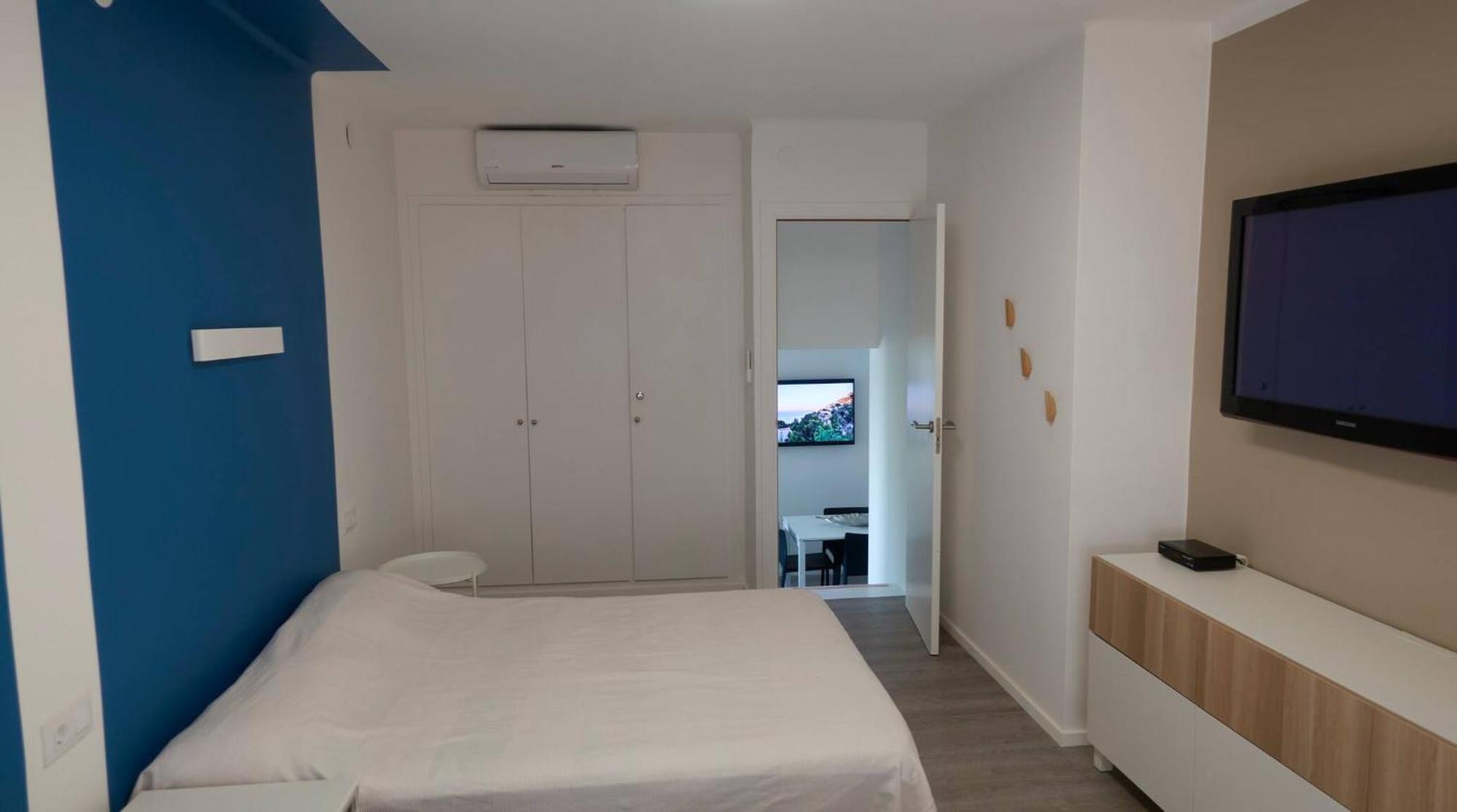 Apartamento en Roses con vistas al mar Exterior foto